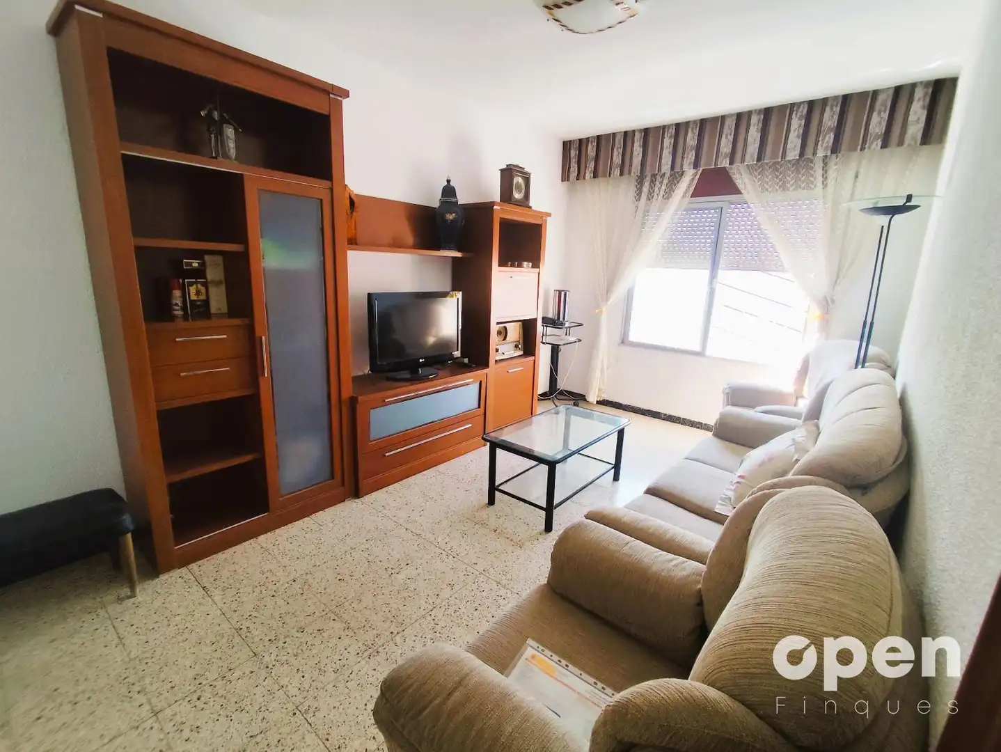 Living room of Flat for sale in Terrassa  with Heating and Terrace
