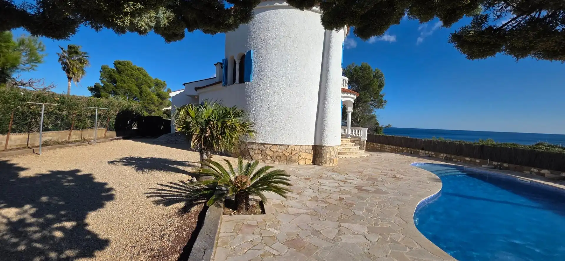 Vista exterior de Casa o chalet en venta en L'Ametlla de Mar  con Aire acondicionado, Jardín privado y Terraza