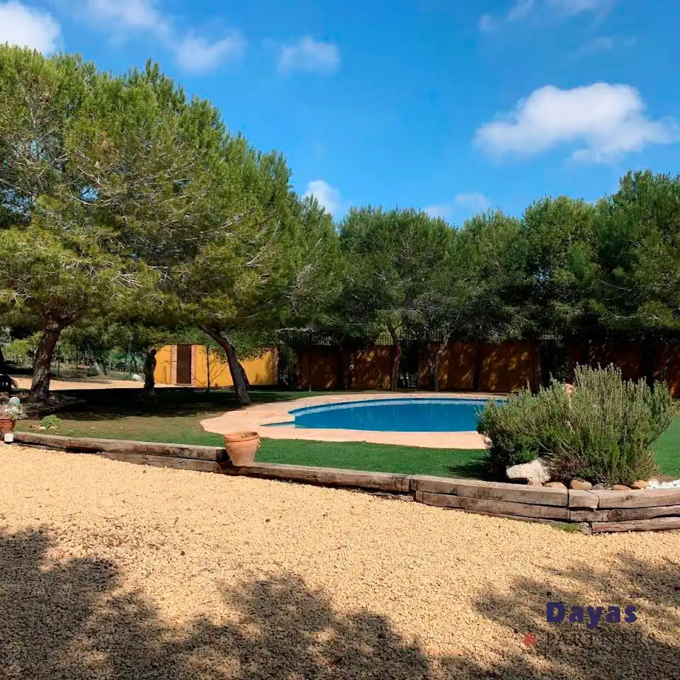 Piscina de Finca rústica en venta en Rojales con Aire acondicionado, Jardín privado y Terraza