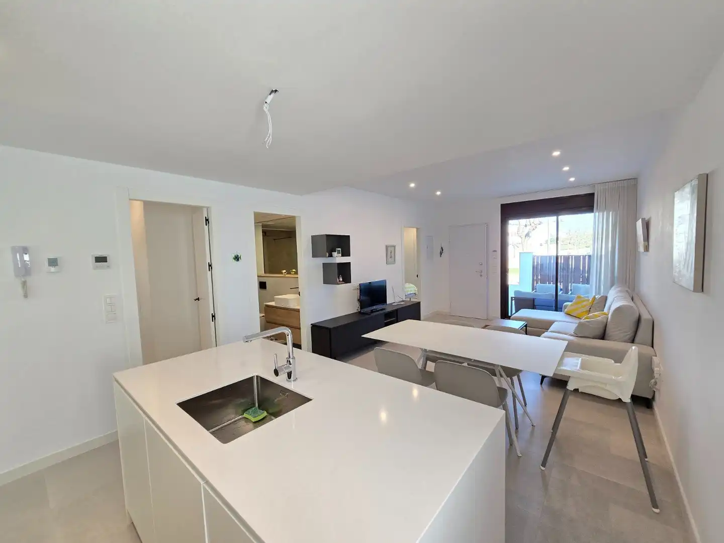 Cocina de Apartamento en venta en Pilar de la Horadada con Terraza y Amueblado