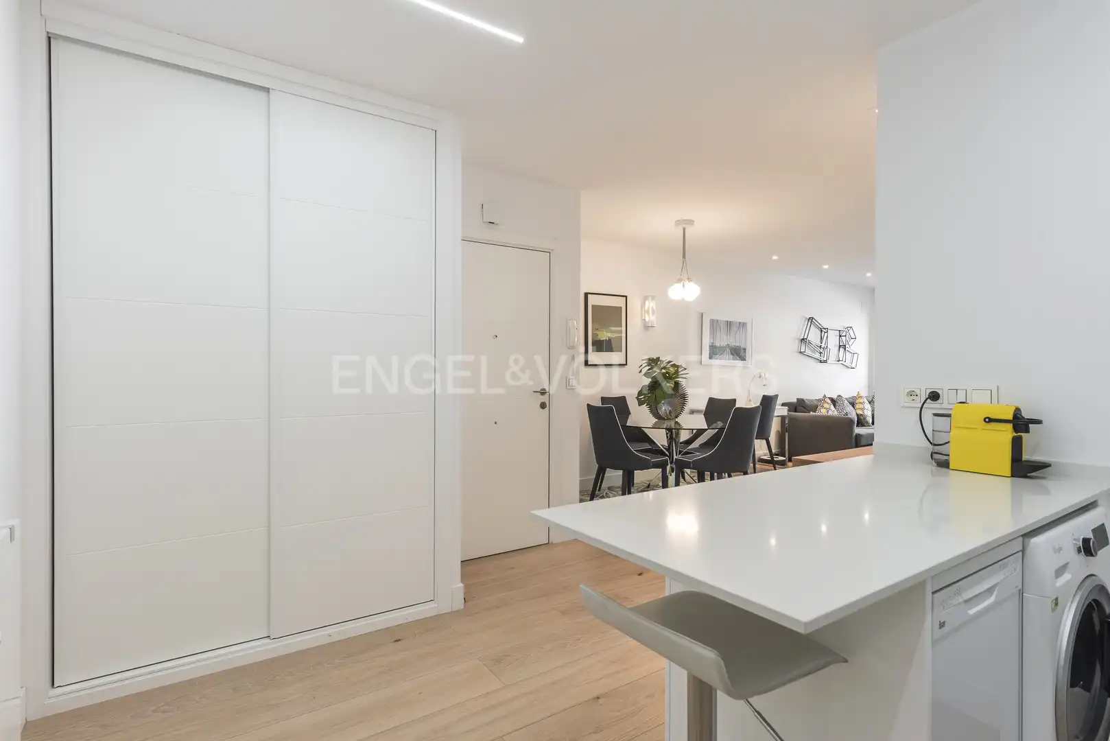 Cocina de Piso de alquiler en Madrid con Aire acondicionado, Calefacción y Amueblado