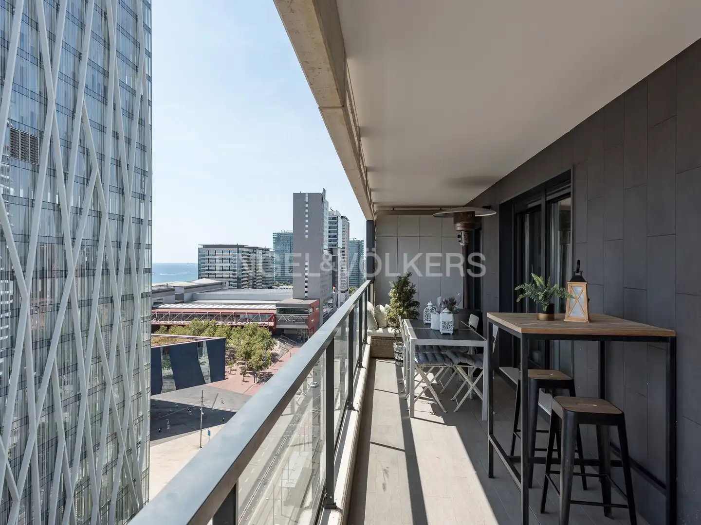 Terrace of Flat for sale in Barcelona  with Air Conditioner, Heating and Parquet flooring
