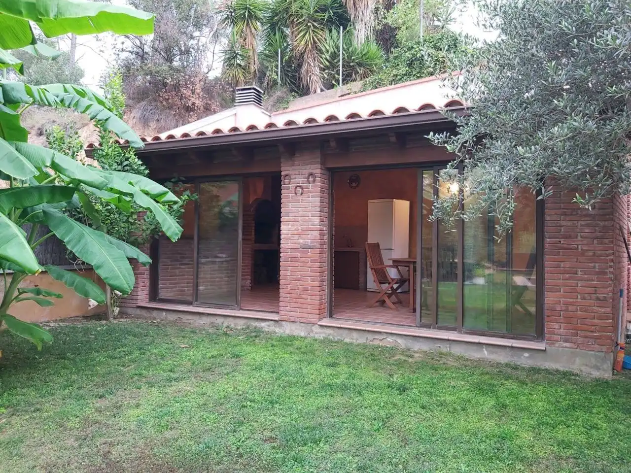 Garden of Houses for sale in Sant Cugat del Vallès  with Air Conditioner, Heating and Private garden