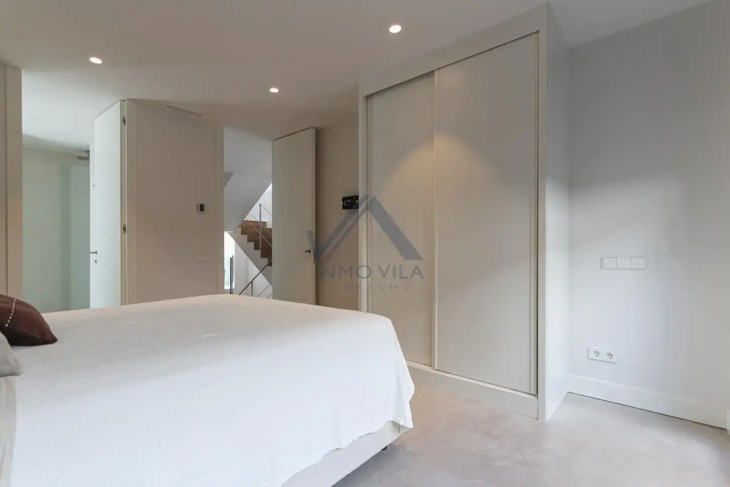 Schlafzimmer von Haus oder Chalet zum Verkauf in Sant Vicenç de Montalt mit Klimaanlage, Privatgarten und Terrasse