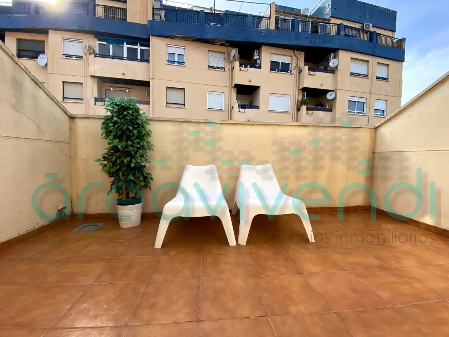 Terrace of Duplexes for sale in Castellón de la Plana / Castelló de la Plana  with Air Conditioner, Terrace and Storage room