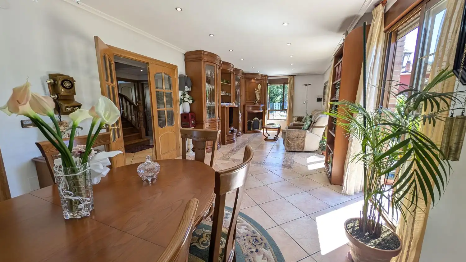 Living room of Houses for sale in Los Corrales de Buelna   with Heating, Private garden and Terrace
