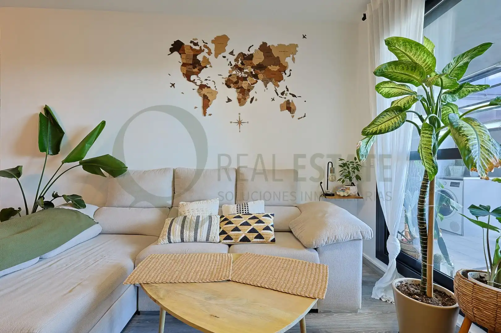 Sala de estar de Piso en venta en Alicante / Alacant con Jardín privado, Terraza y Trastero