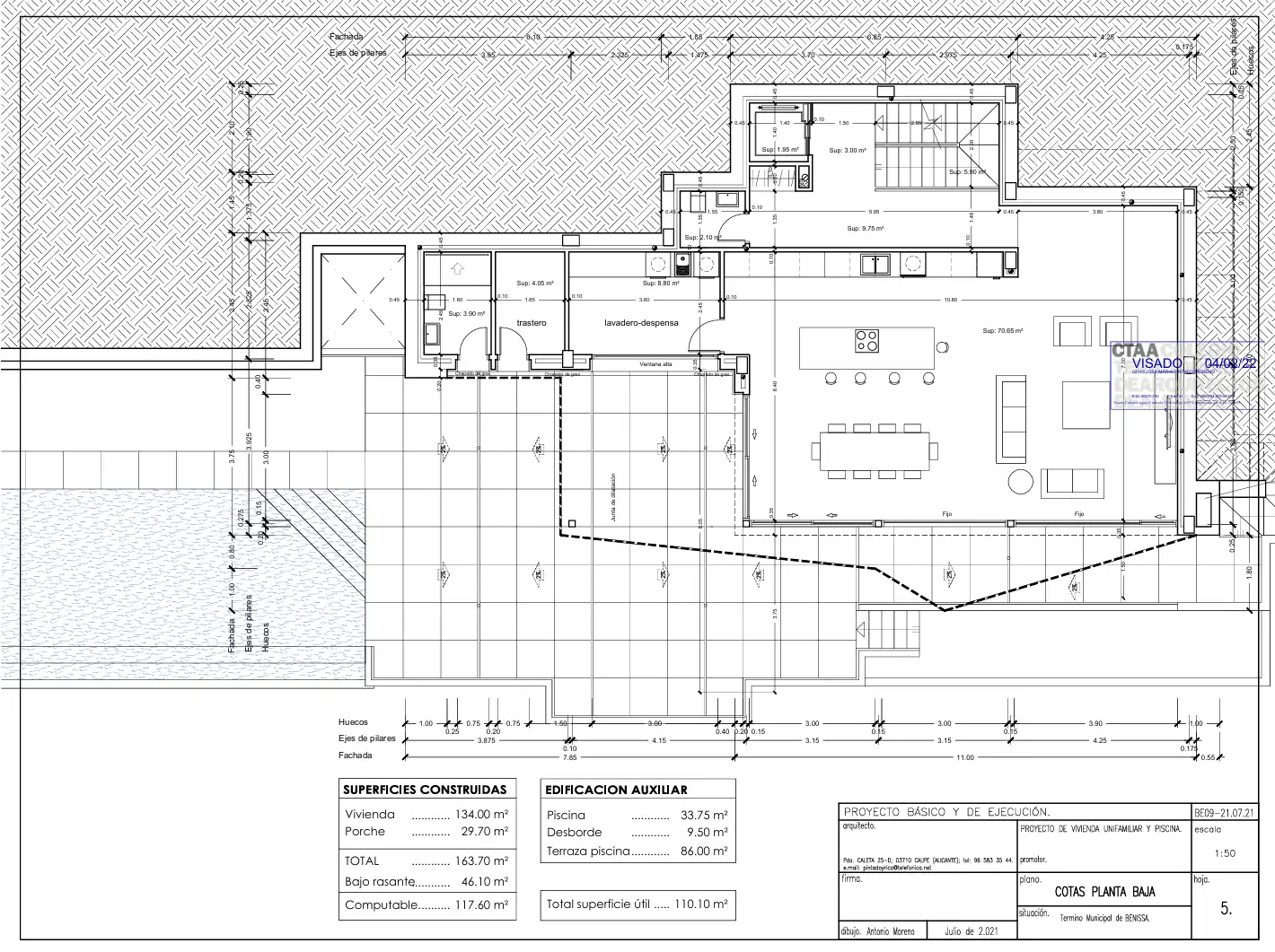 Villa mit Pool zum Verkauf in La Fustera, imagen 14