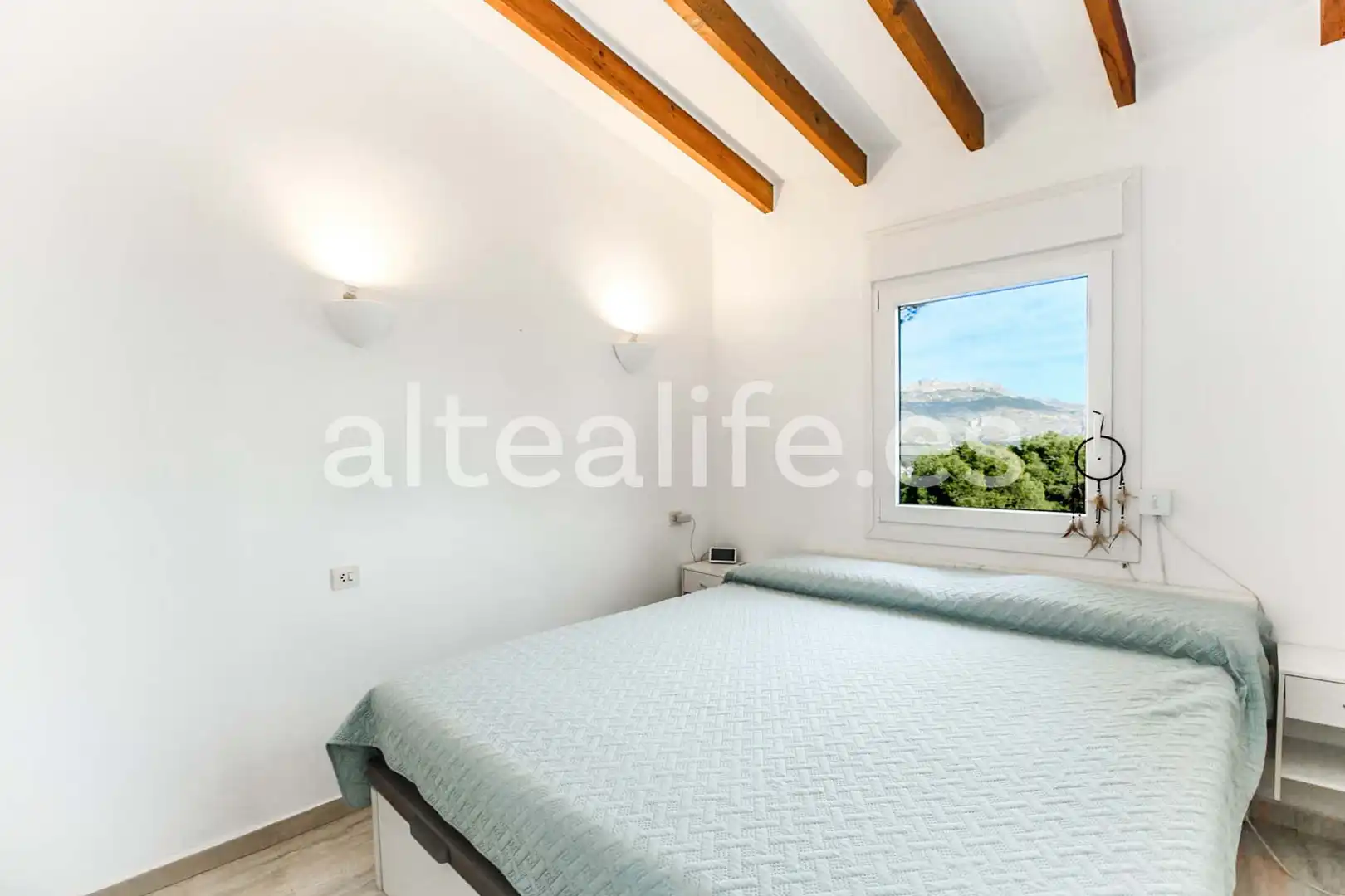 Dormitori de Casa o xalet en venda en La Nucia amb Aire condicionat, Jardí privat i Terrassa