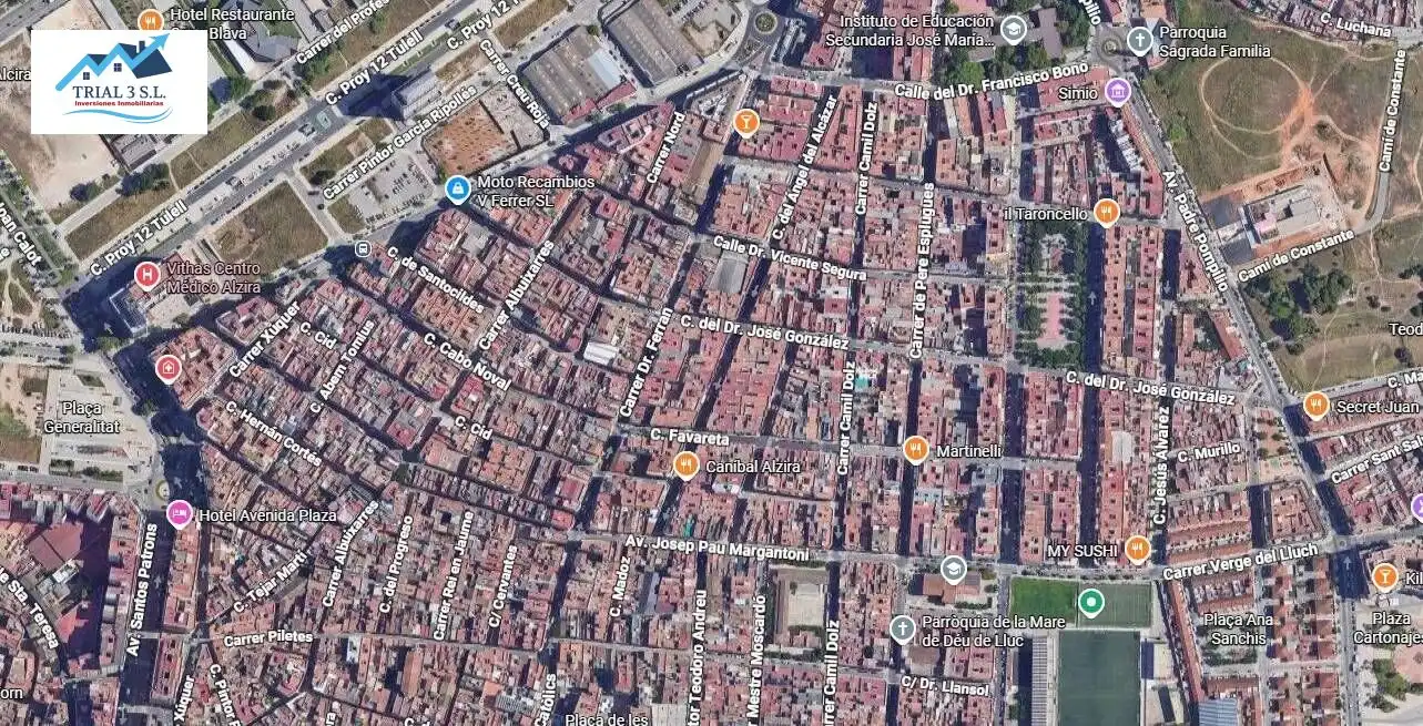 Vista exterior de Piso en venta en Alzira