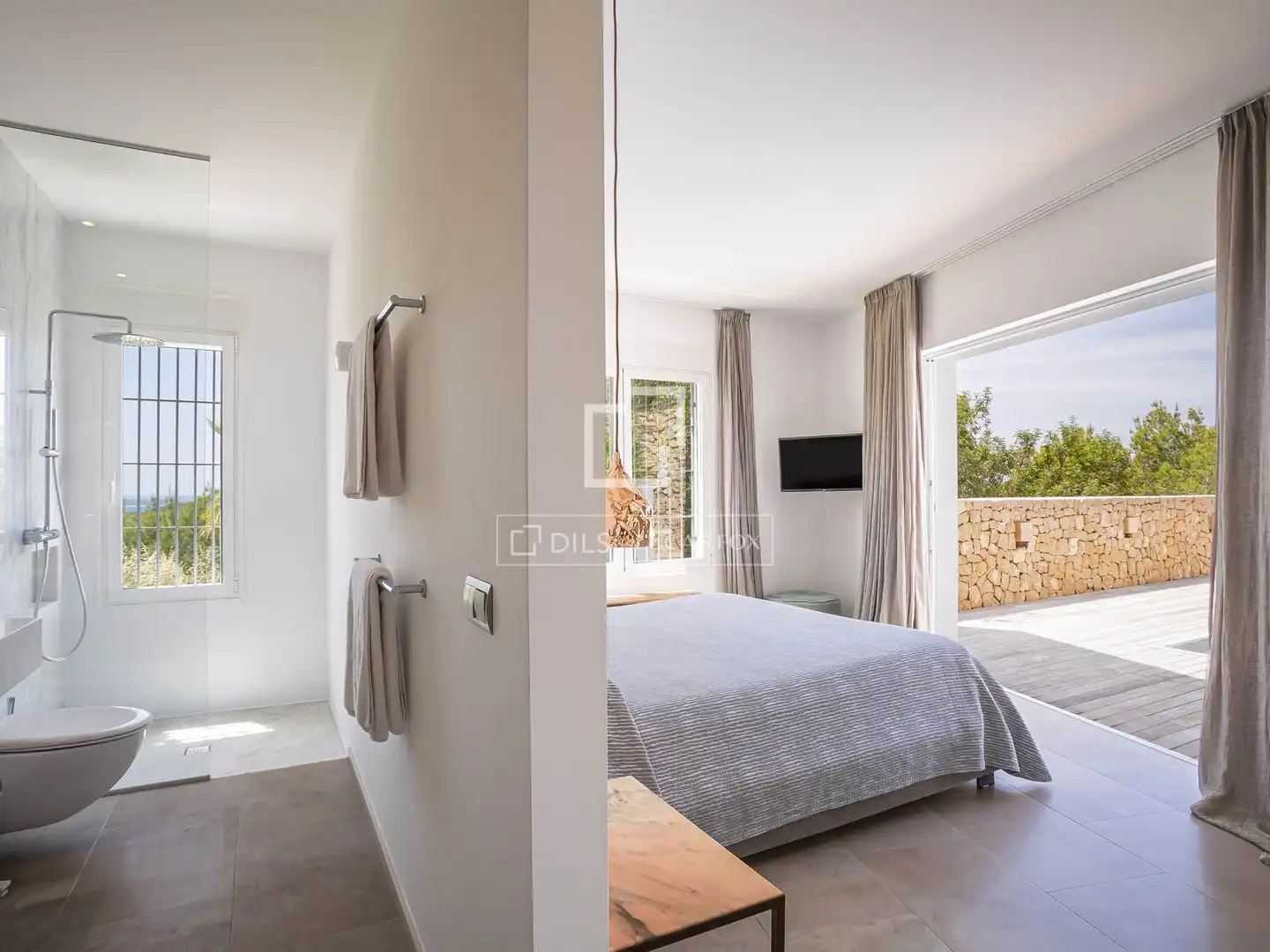 Dormitori de Casa o xalet en venda en Sant Antoni de Portmany amb Aire condicionat, Terrassa i Traster