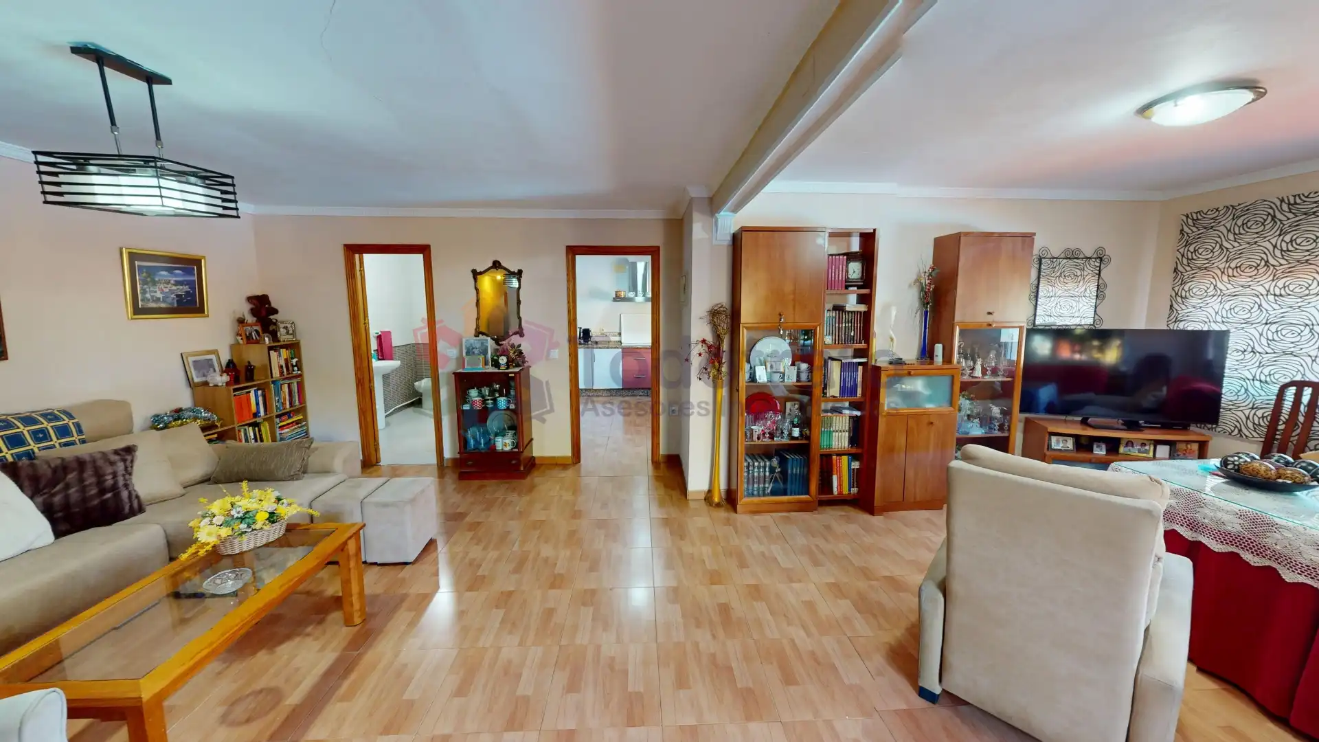 Sala d'estar de Casa o xalet en venda en Alcalá de Guadaira amb Aire condicionat, Jardí privat i Piscina