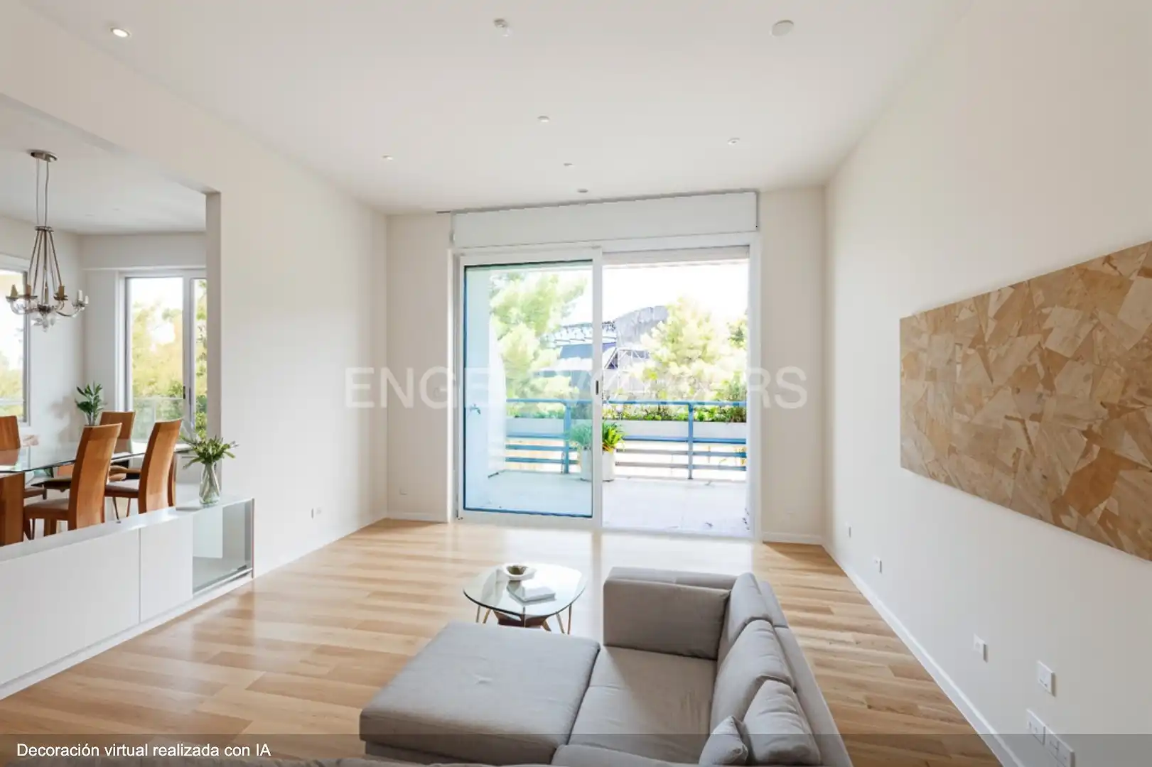 Sala de estar de Piso en venta en Sitges con Aire acondicionado, Calefacción y Terraza