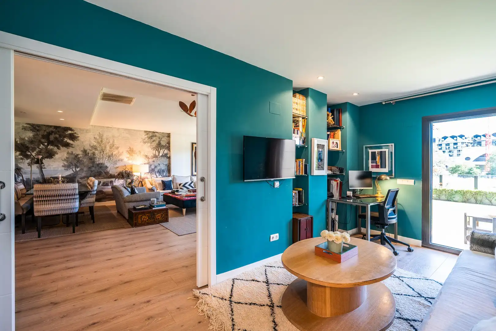 Living room of Flat for sale in La Moraleja  with Air Conditioner, Heating and Private garden