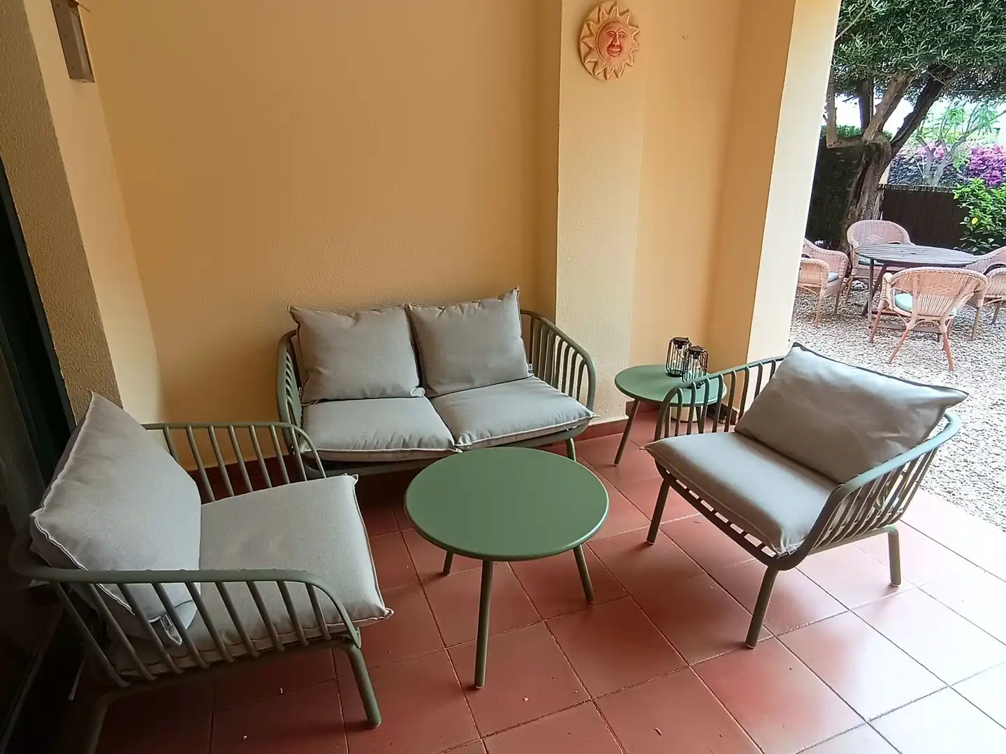 Terraza de Apartamento de alquiler en Jávea / Xàbia con Aire acondicionado, Calefacción y Jardín privado