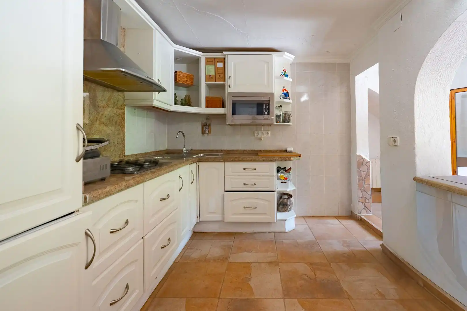Cocina de Casa o chalet en venta en Castell de Castells con Aire acondicionado, Calefacción y Jardín privado