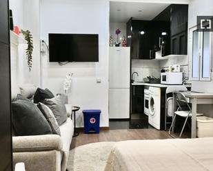 Living room of Flat to rent in  Madrid Capital  with Air Conditioner, Heating and Furnished
