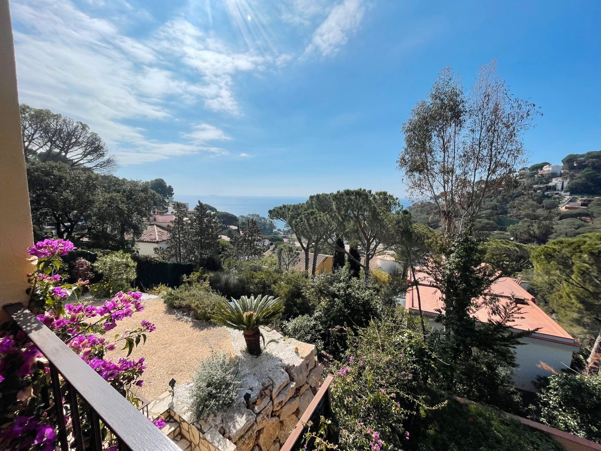 Garden of Single-family semi-detached for sale in Santa Cristina d'Aro  with Air Conditioner, Heating and Private garden