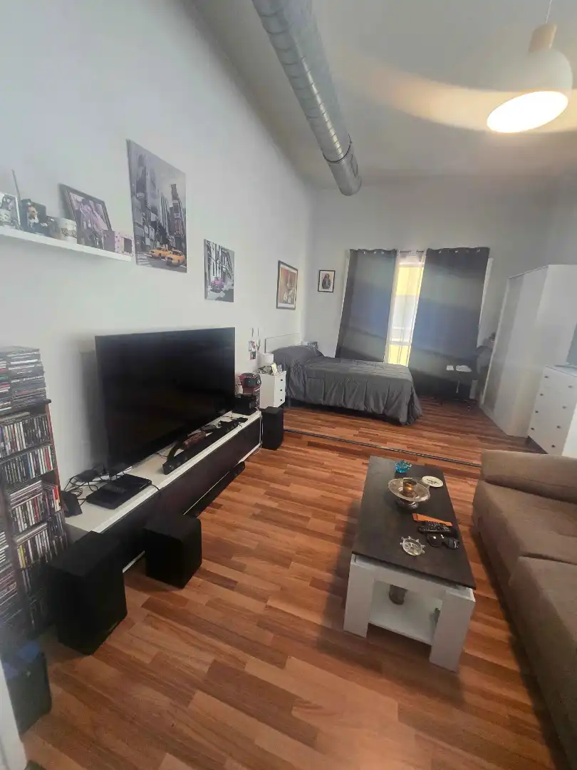 Sala de estar de Estudio en venta en Guadalajara con Calefacción, Parquet y Amueblado