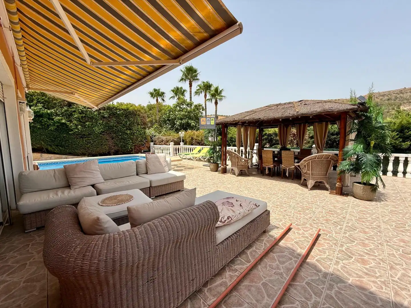 Terrassa de Casa o xalet en venda en La Nucia amb Aire condicionat, Calefacció i Jardí privat