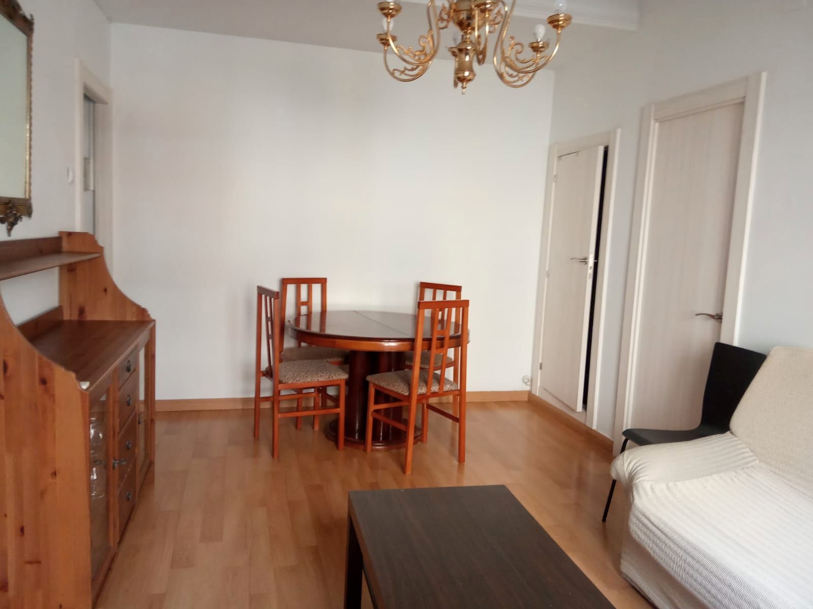 Dining room of Flat to rent in  Zaragoza Capital  with Heating, Parquet flooring and Furnished