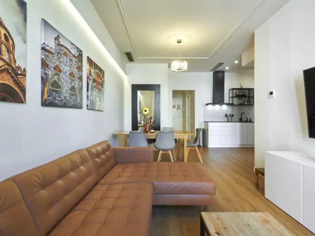 Sala d'estar de Apartament en venda en Barcelona