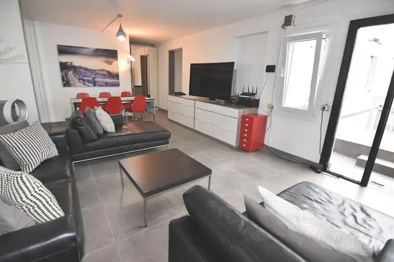 Sala de estar de Casa o chalet en venta en San Bartolomé de Tirajana con Aire acondicionado, Terraza y Amueblado