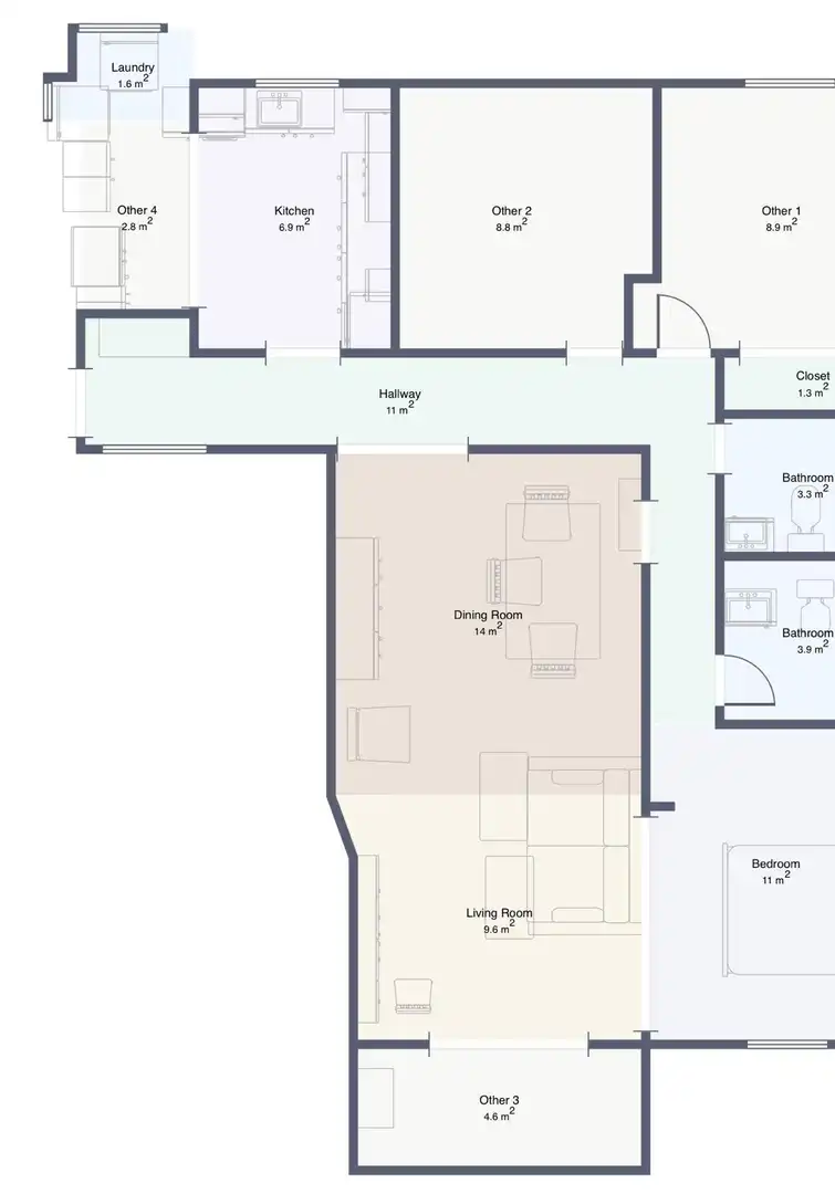 Piso con terraza en venta en Calle PEDRO MANTUANO, imagen 22