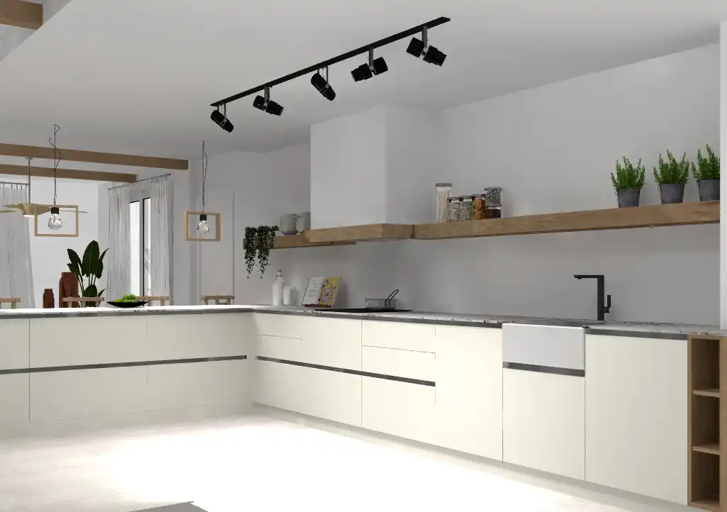 Cocina de Casa o chalet en venta en Sant Cebrià de Vallalta con Aire acondicionado, Calefacción y Jardín privado