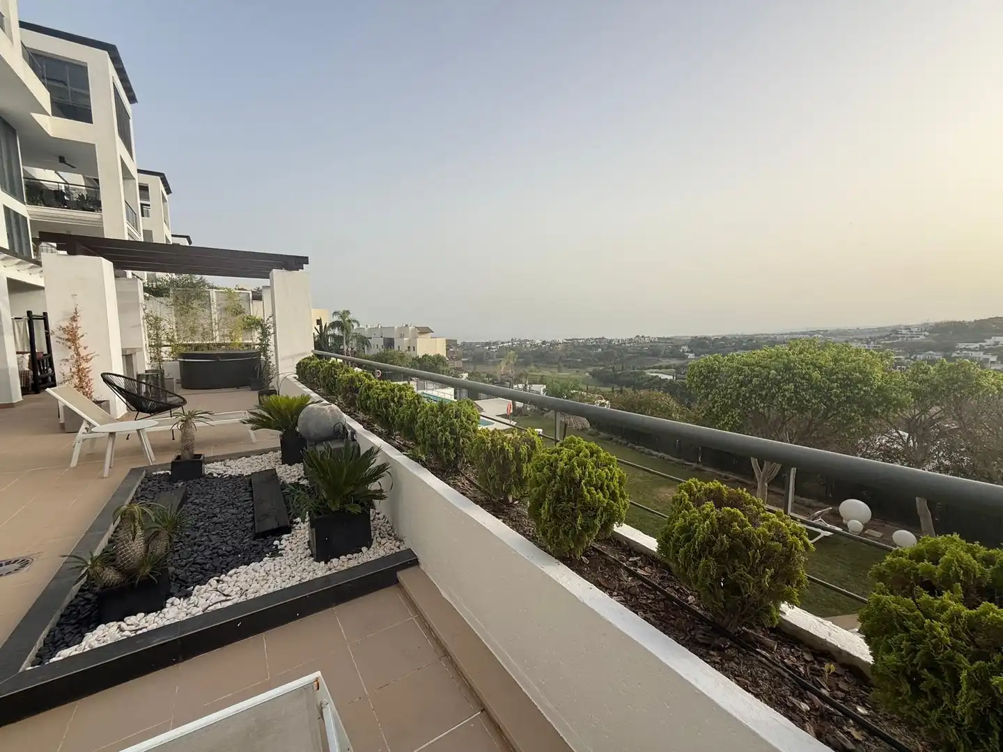 Terrace of Apartments for rent in Benahavís  with Air Conditioner, Terrace and Swimming Pool
