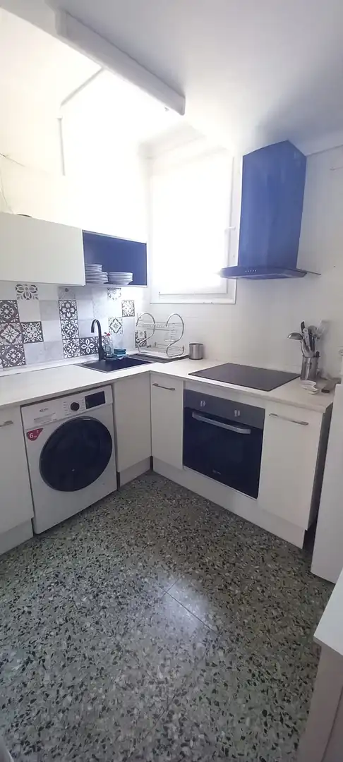 Cuina de Apartament en venda en Roses amb Jardí privat