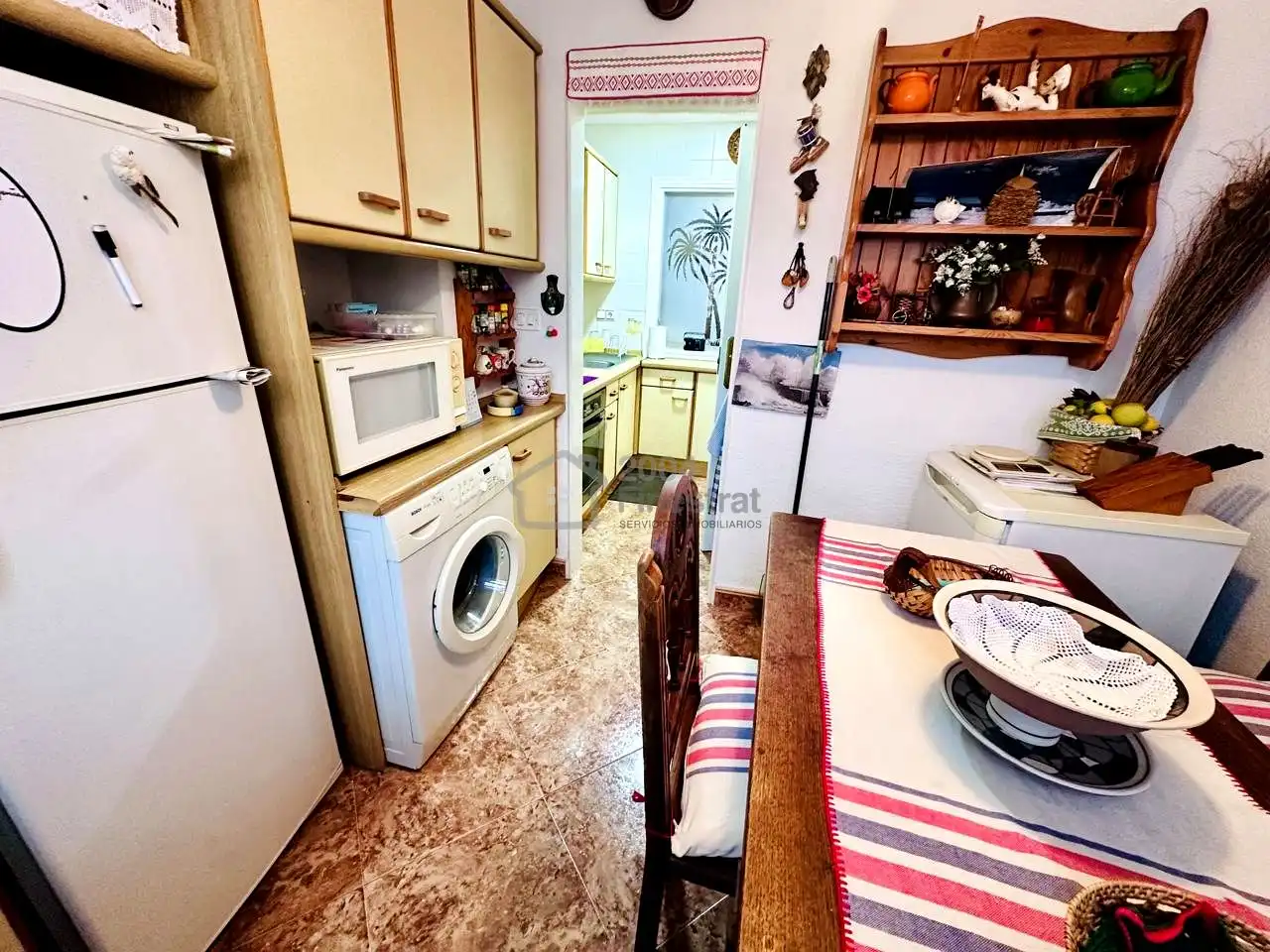 Küche von Wohnungen zum Verkauf in Finestrat mit Klimaanlage, Privatgarten und Terrasse