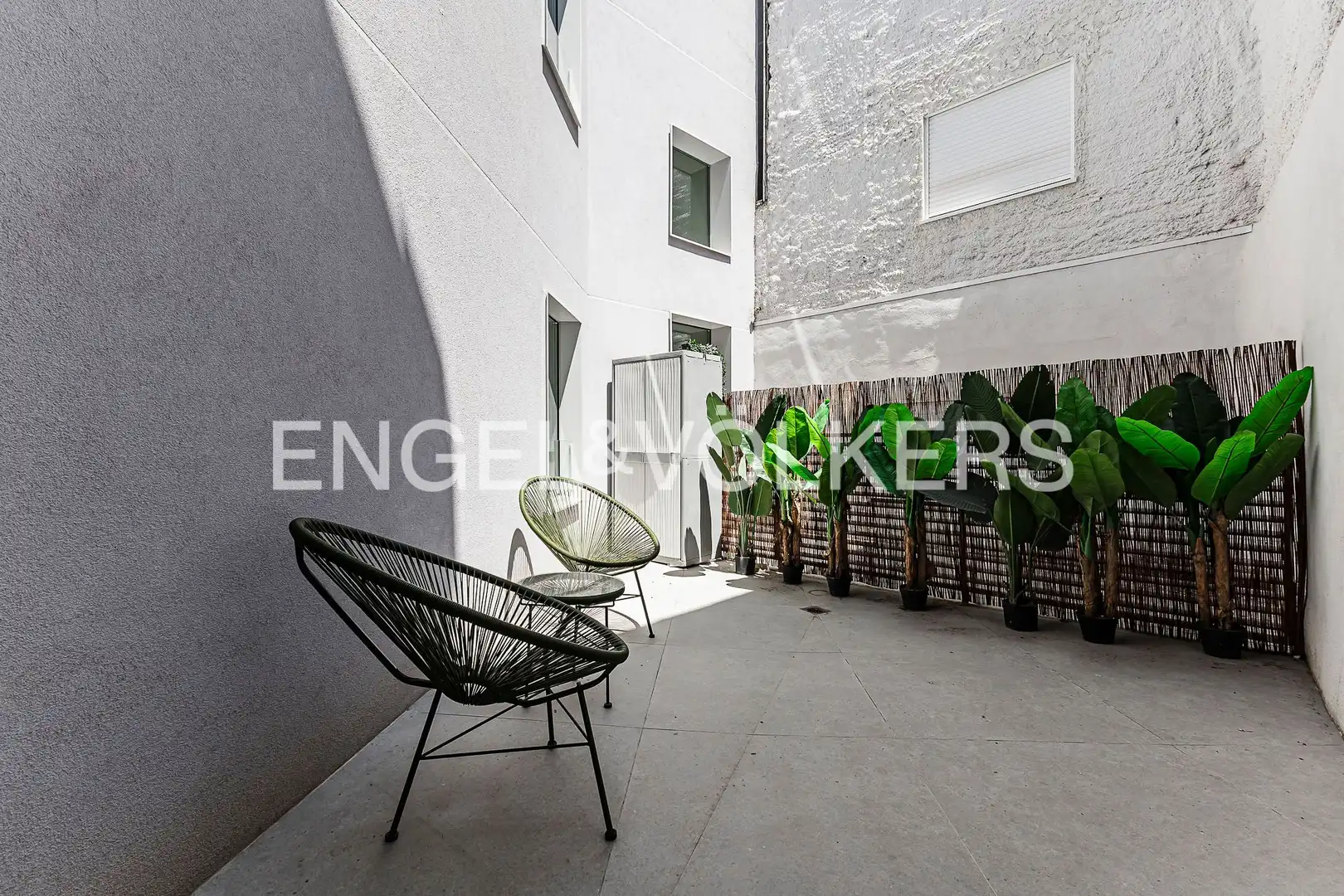 Terrace of Duplexes for rent in Barcelona  with Air Conditioner, Heating and Private garden