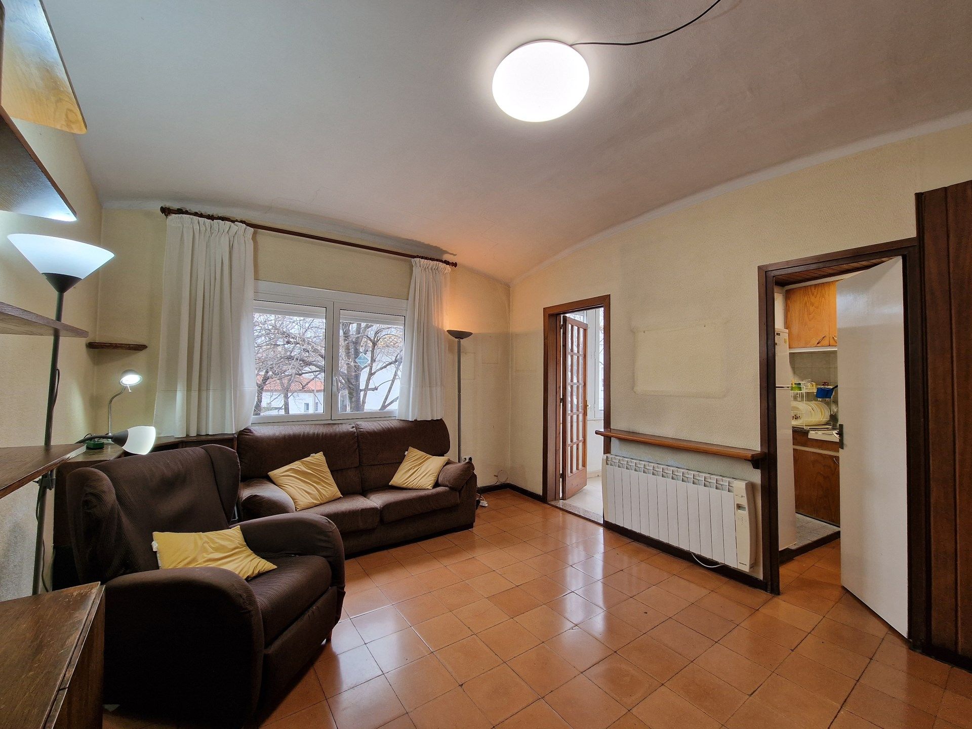 Sala d'estar de Pis en venda en Girona Capital amb Aire condicionat, Calefacció i Terrassa