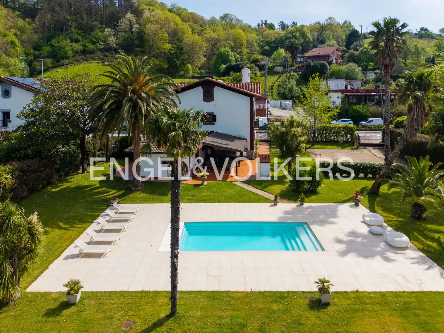 Piscina de Casa o chalet de alquiler en Usurbil con Calefacción, Jardín privado y Piscina