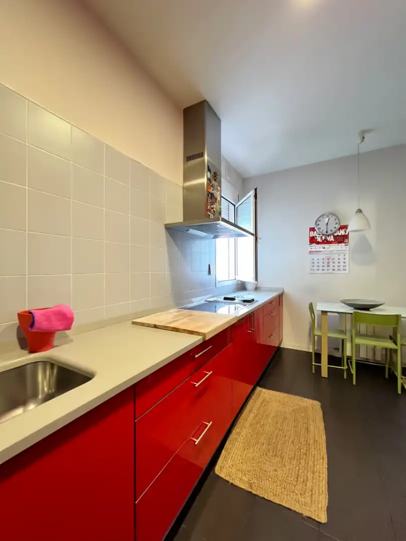 Küche von Wohnung zum Verkauf in Madrid mit Terrasse, Möbliert und Ofen