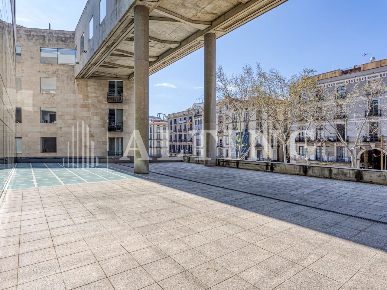 Vista exterior de Oficina de lloguer en  Barcelona Capital amb Aire condicionat, Calefacció i Terrassa