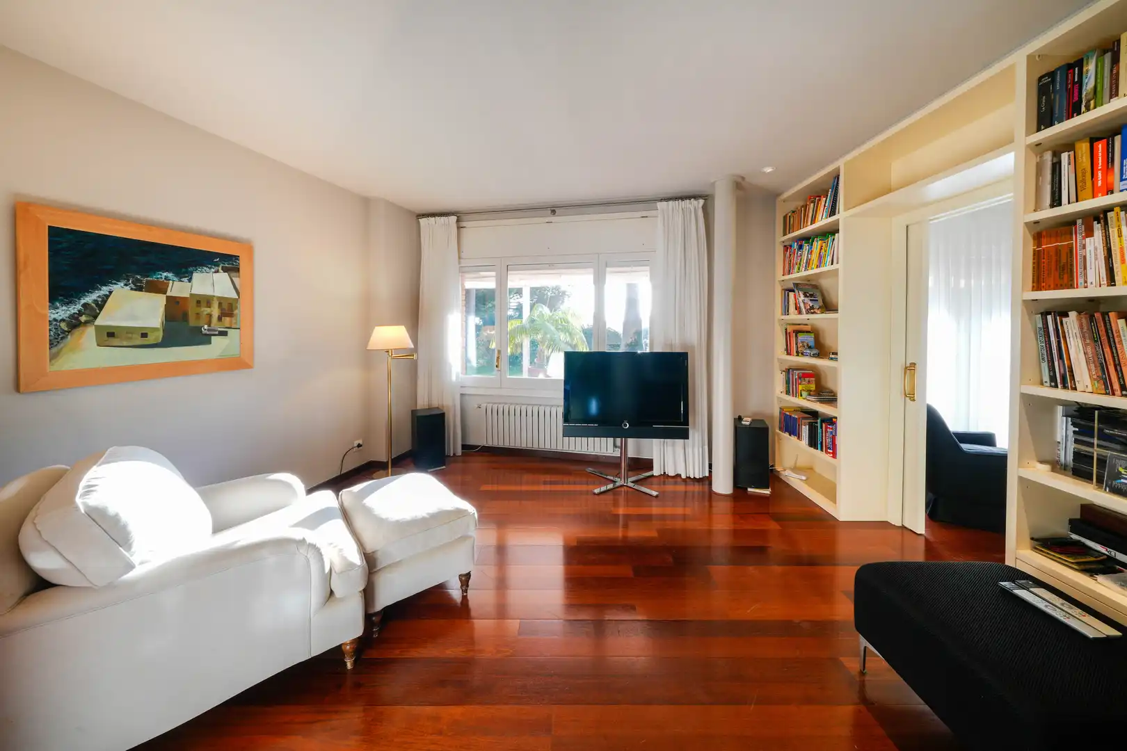 Sala d'estar de Casa o xalet en venda en Premià de Dalt amb Aire condicionat, Calefacció i Parquet