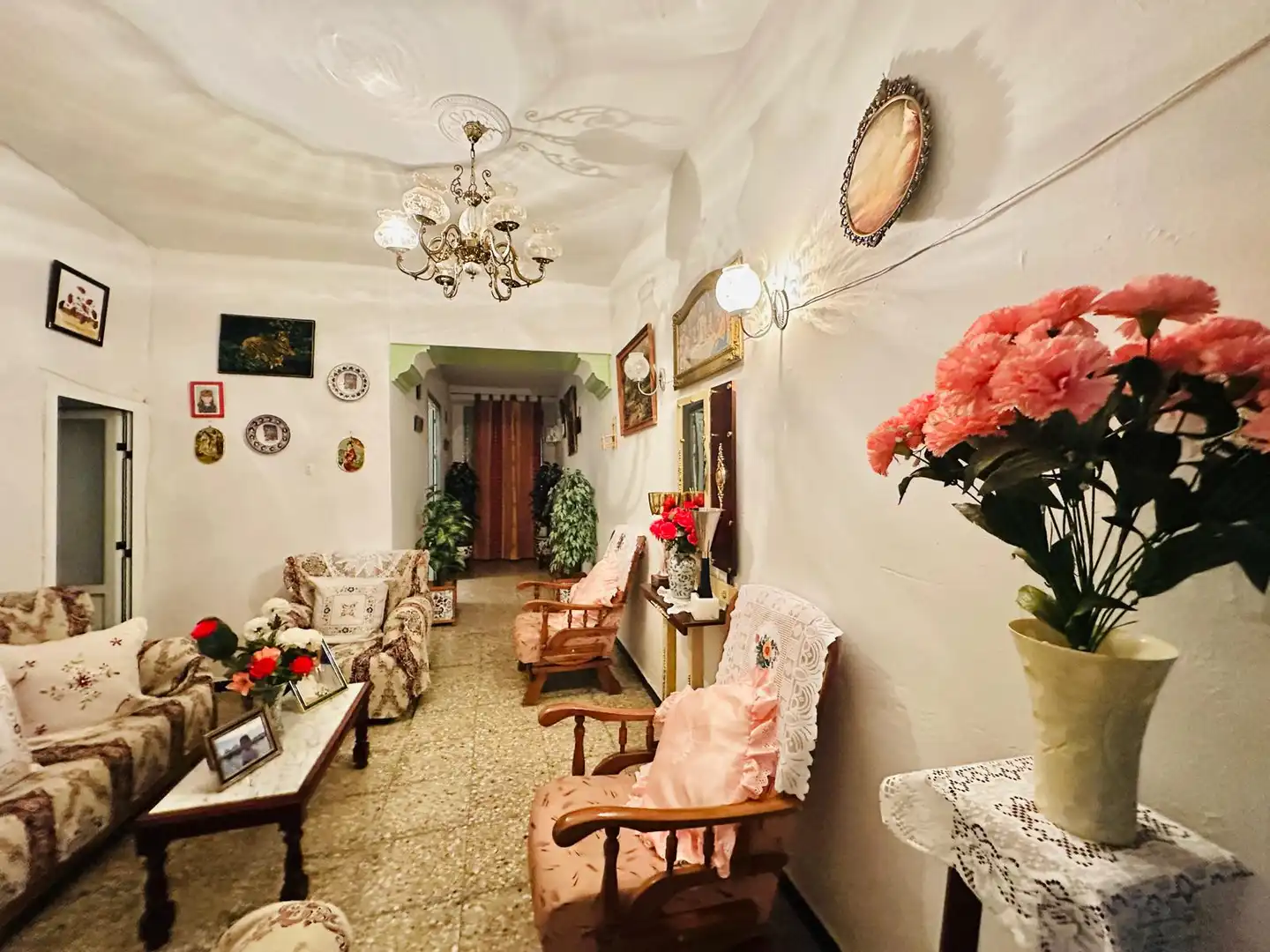 Living room of Houses for sale in Alange  with Storage room
