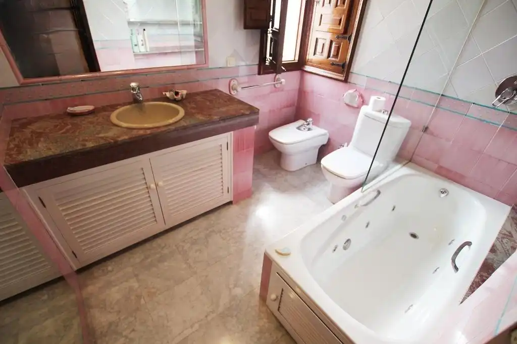 Baño de Casa o chalet en venta en Jerez de la Frontera con Aire acondicionado, Jardín privado y Terraza