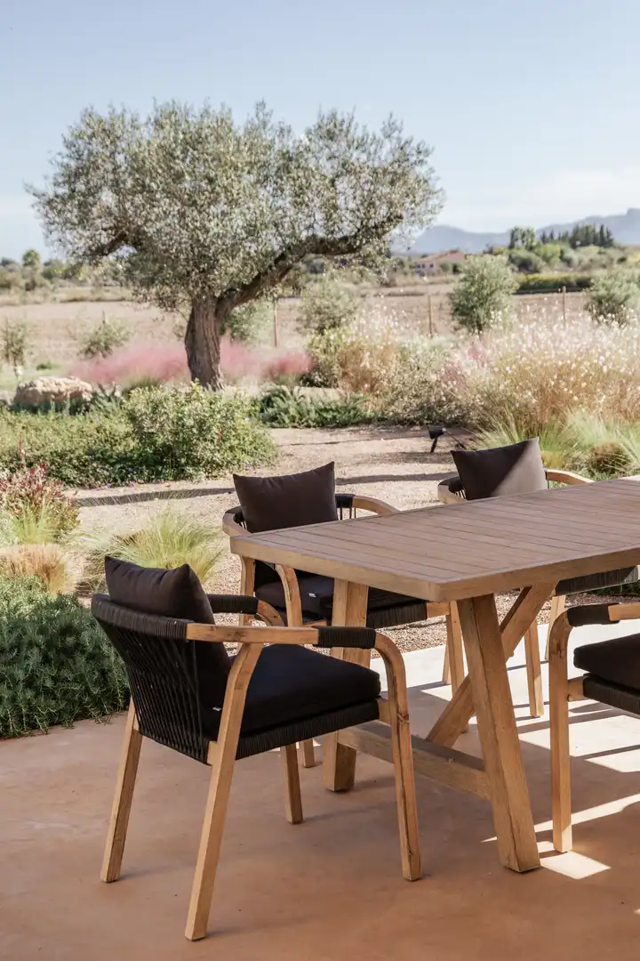 Terraza de Finca rústica en venta en Maria de la Salut con Aire acondicionado, Jardín privado y Terraza