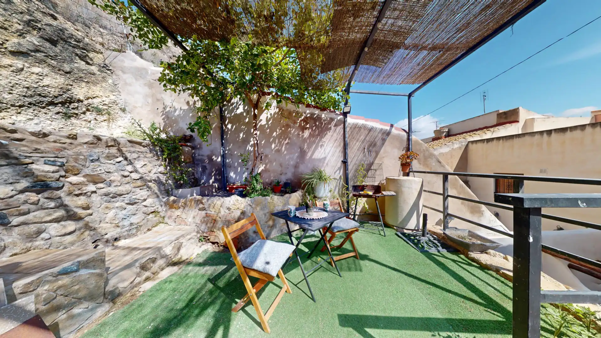 Terraza de Casa adosada en venta en Sax con Jardín privado, Terraza y Trastero