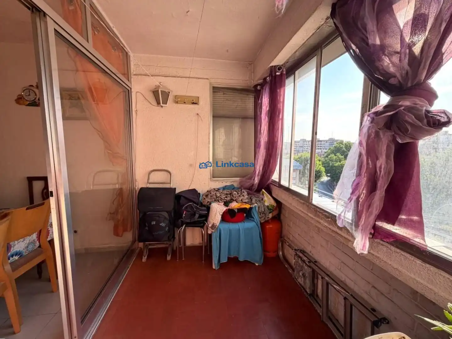 Balcony of Flat for sale in Leganés  with Air Conditioner, Heating and Storage room