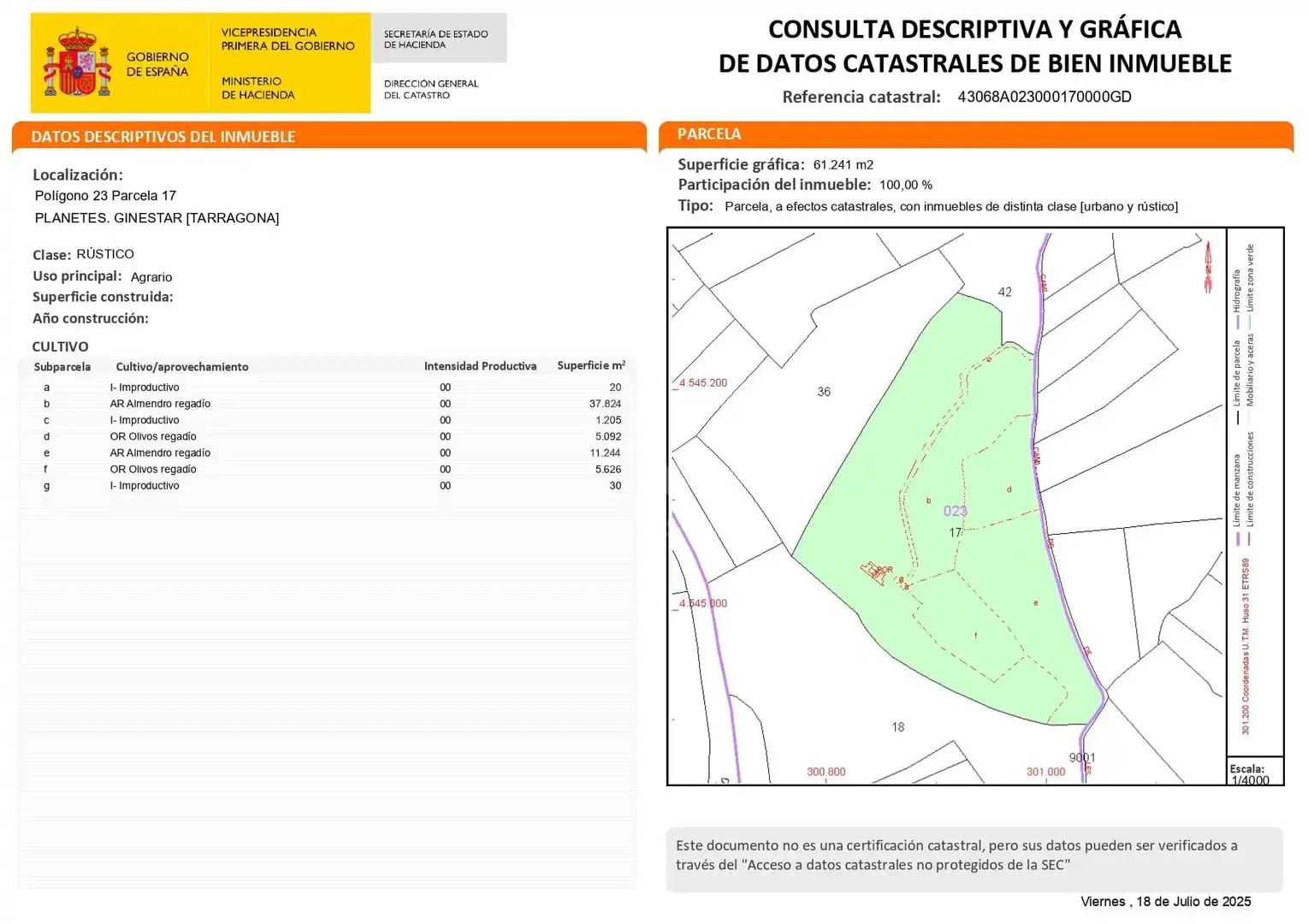 Casa o chalet en venta en Ginestar con Aire acondicionado, Calefacción y Terraza