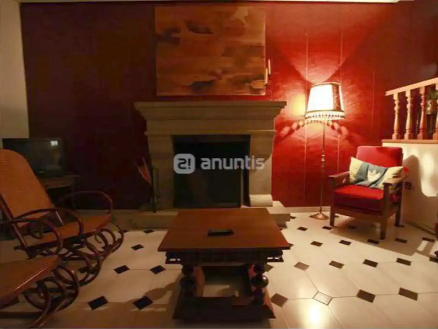 Sala de estar de Casa o chalet de alquiler en Serrada con Jardín privado y Amueblado