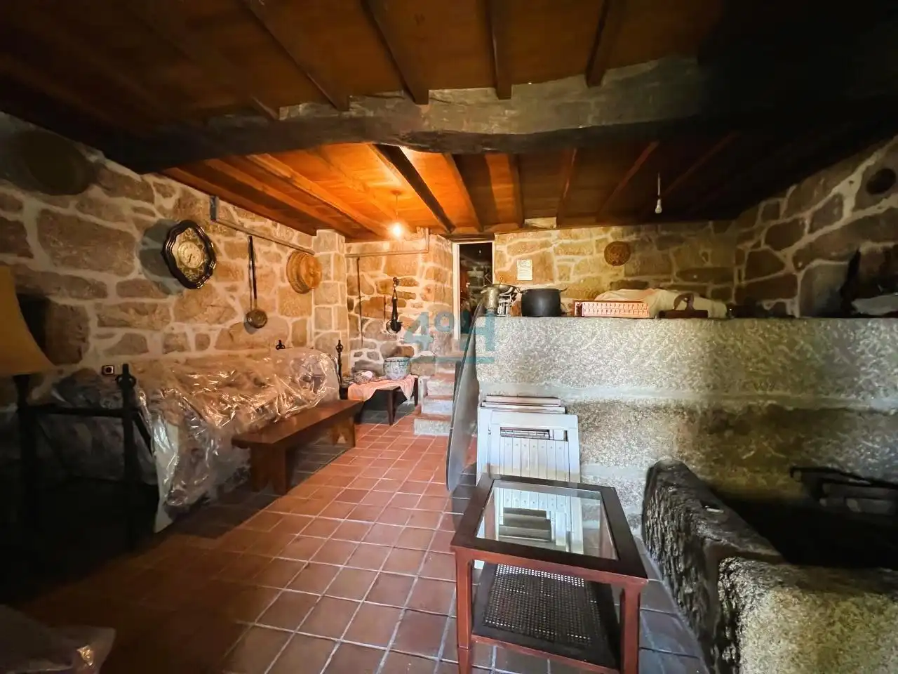 Küche von Country house zum Verkauf in San Cibrao das Viñas mit Heizung, Privatgarten und Terrasse
