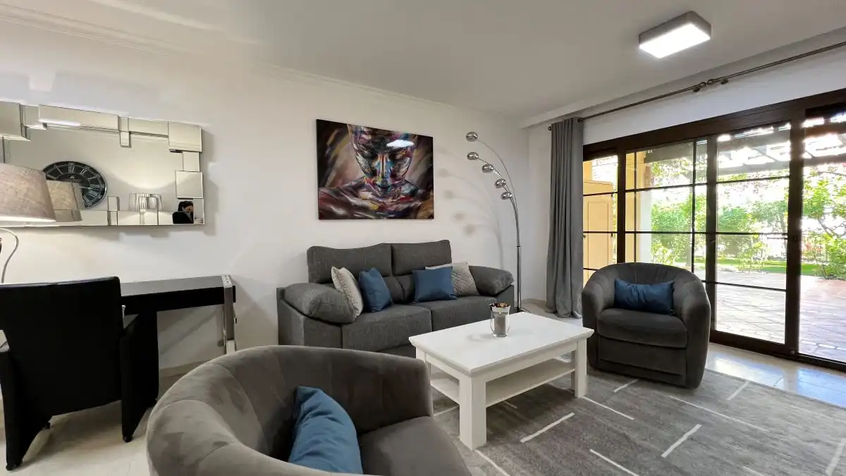 Sala de estar de Apartamento en venta en Altea con Aire acondicionado, Calefacción y Jardín privado