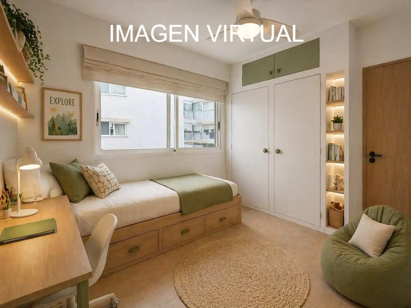 Habitación de Piso en venta en Valencia con Trastero y Balcón