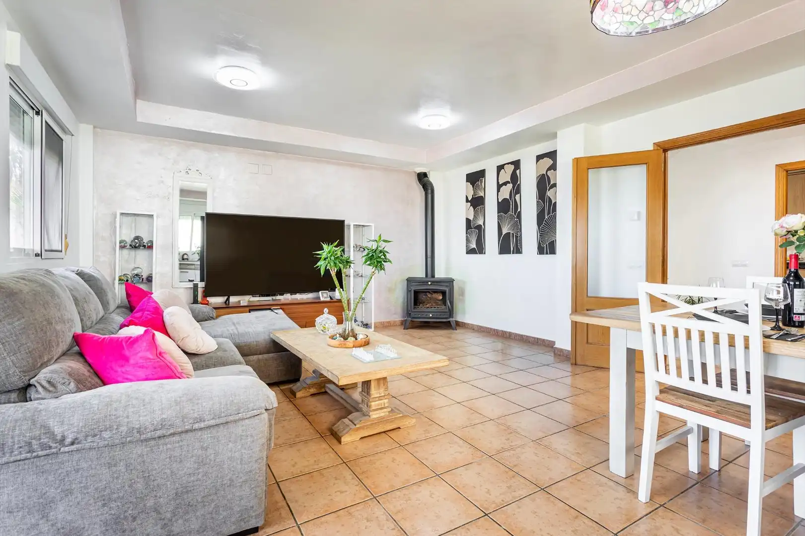 Sala de estar de Casa o chalet en venta en Chiva con Terraza y Piscina comunitaria