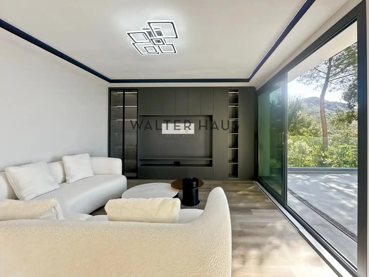 Living room of Houses for sale in Santa Cristina d'Aro  with Air Conditioner, Heating and Private garden